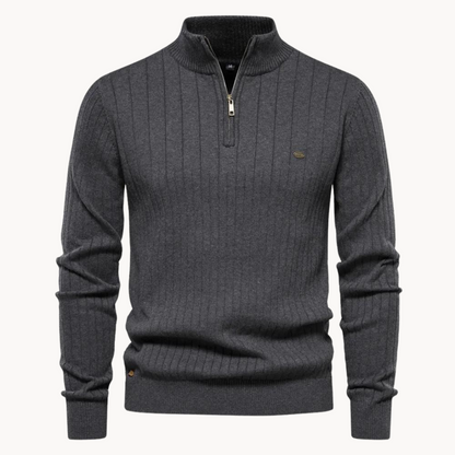 ROSEWOOD - MAGLIONE CON ZIP A QUARTO